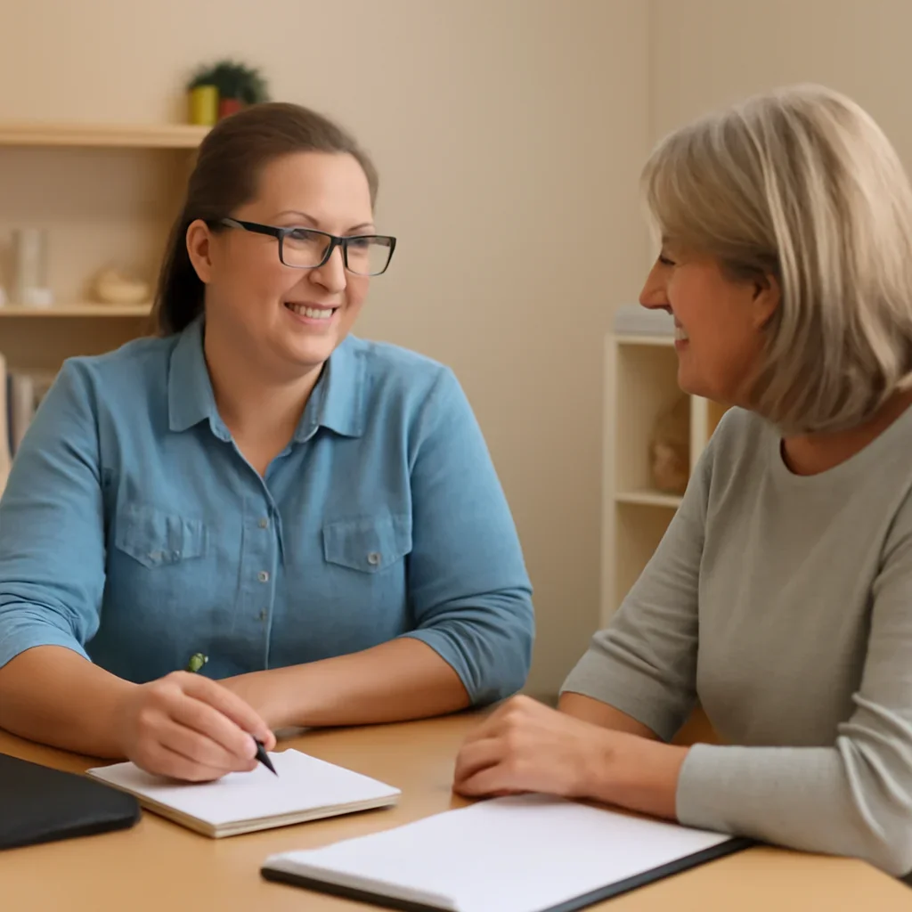 Childcare supervisor planning staff first aid certification
